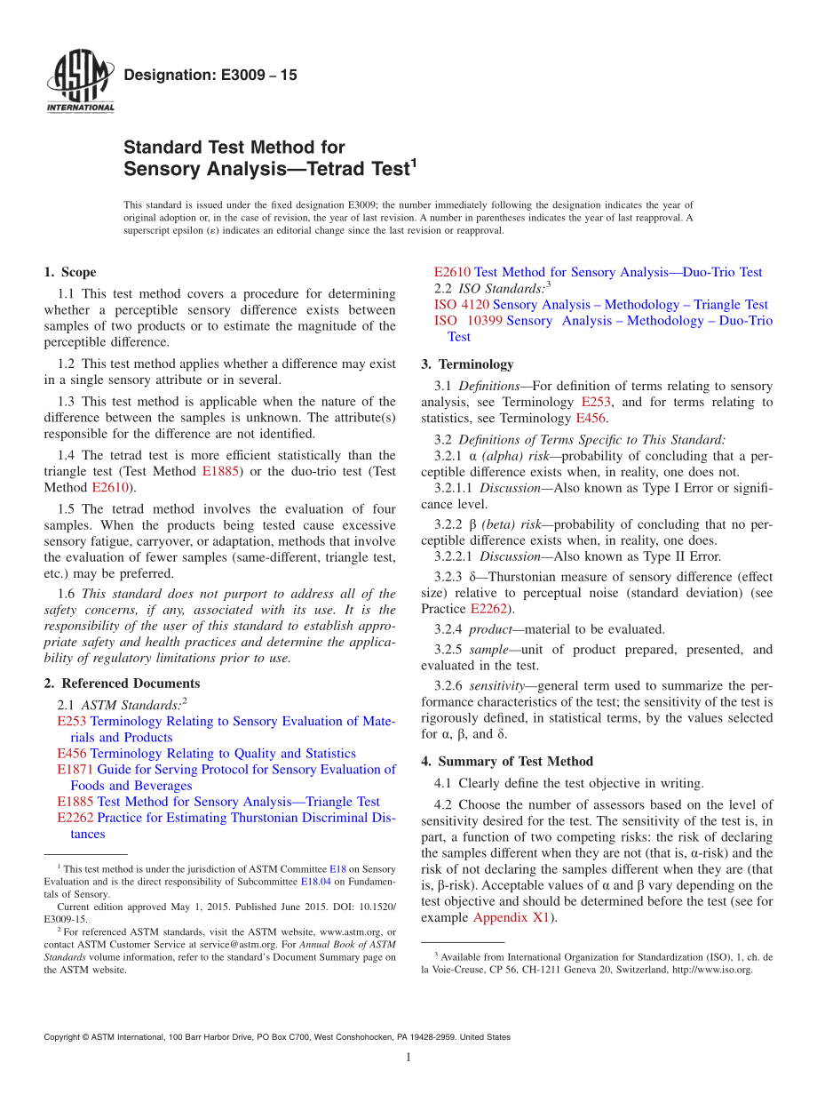 ASTM_E_3009_-_15.pdf_第1页