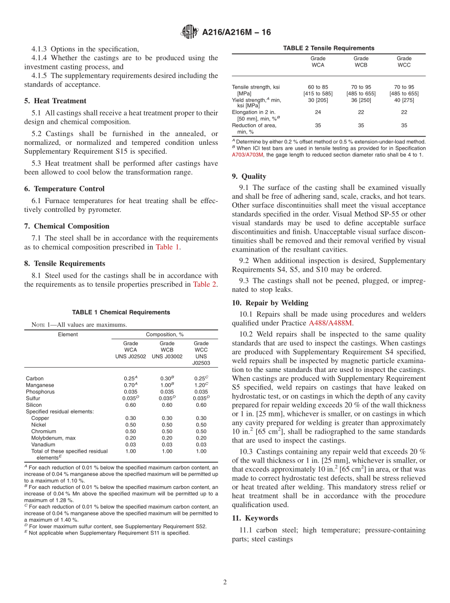 ASTM_A_216_-_A_216M_-_16.pdf_第2页