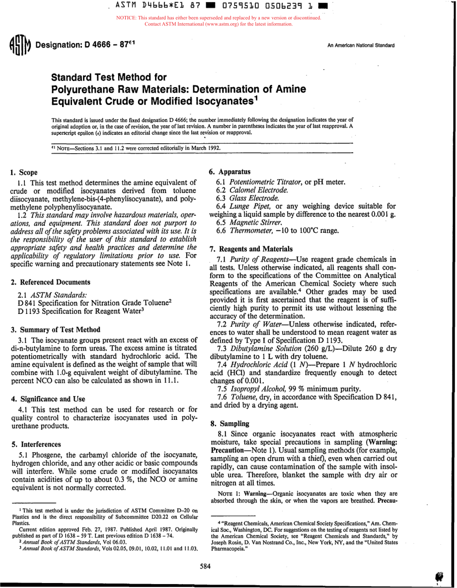 ASTM_D_4666_-_87e1_scan.pdf_第1页