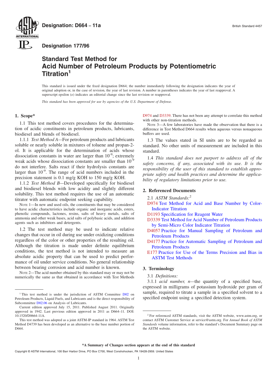 ASTM_D_664_-_11a.pdf_第1页