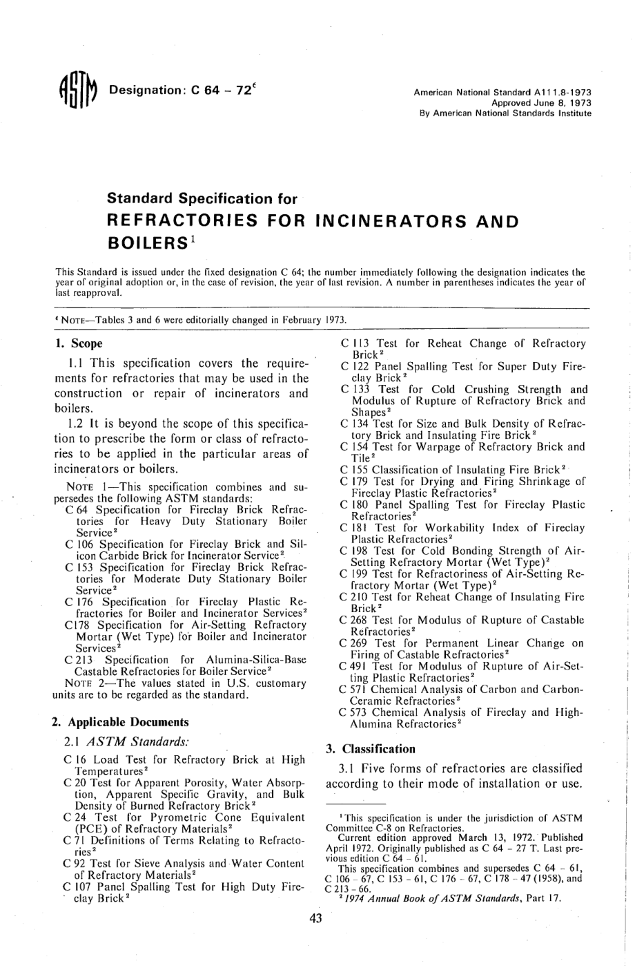 ASTM_C_64_-_72e_scan.pdf_第1页