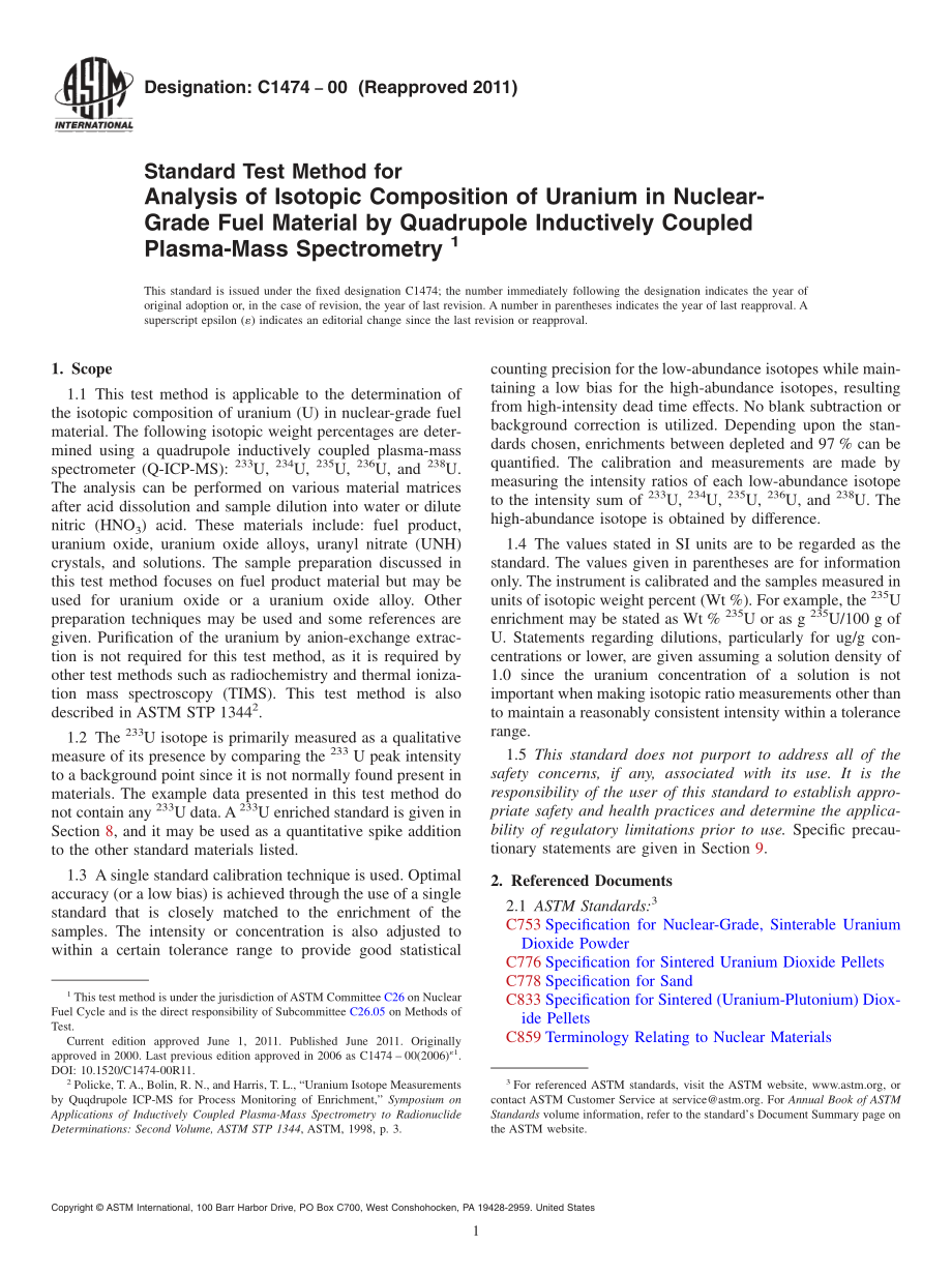 ASTM_C_1474_-_00_2011.pdf_第1页