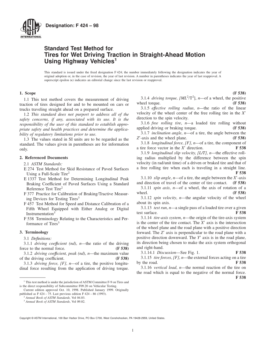 ASTM_F_424_-_98.pdf_第1页