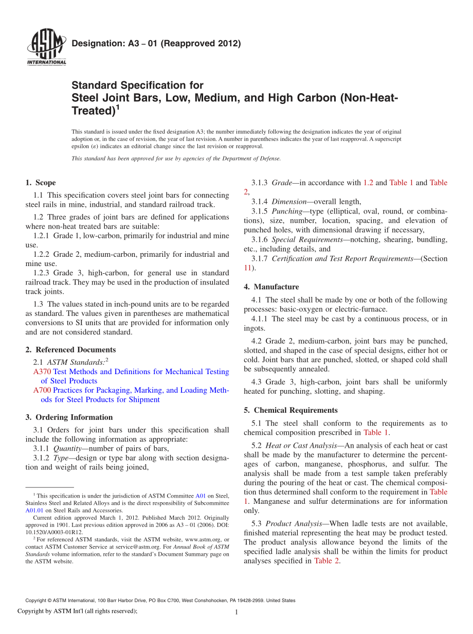 ASTM_A_3_-_01_2012.pdf_第1页