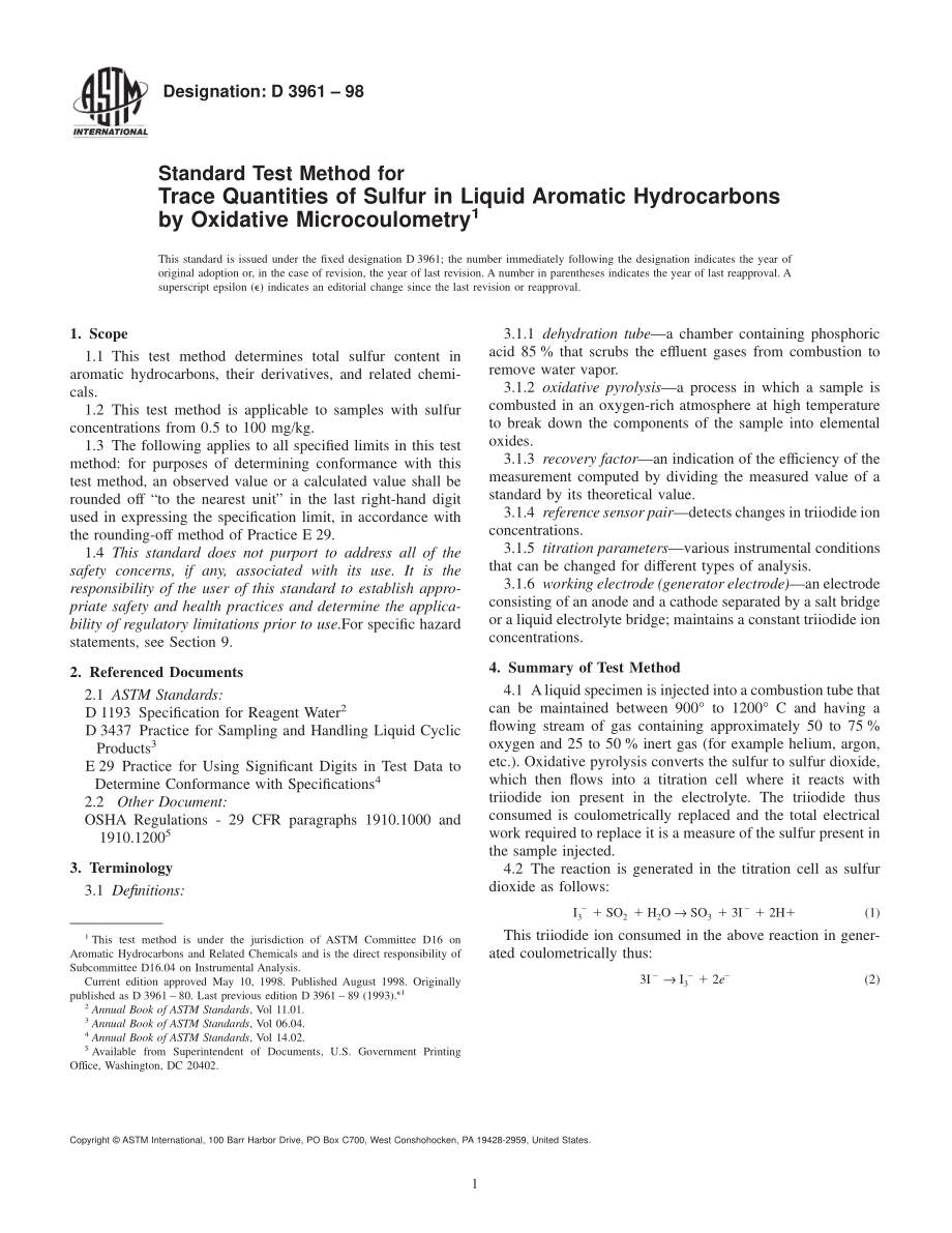 ASTM_D_3961_-_98.pdf_第1页