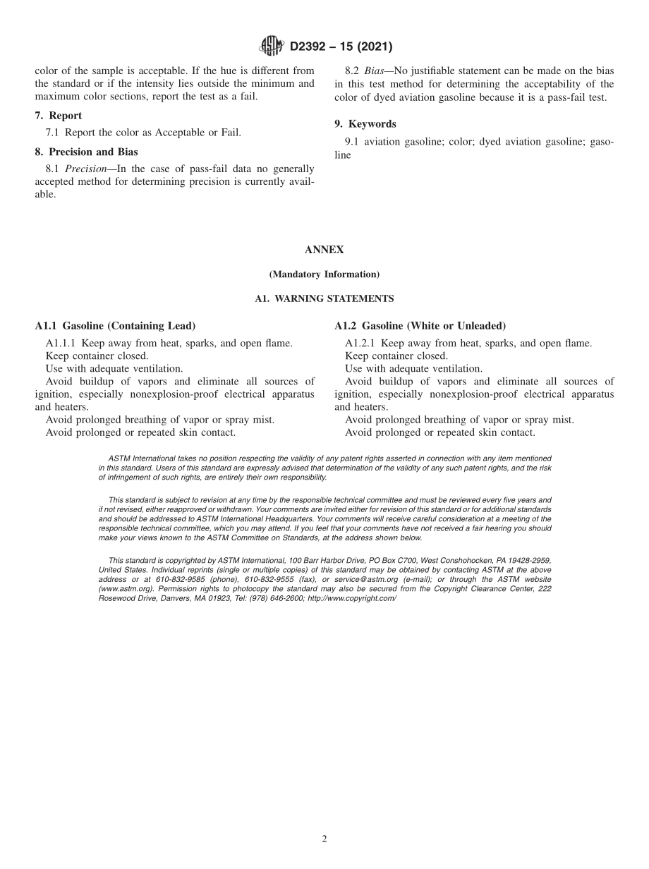 ASTM_D_2392_-_15_2021.pdf_第2页