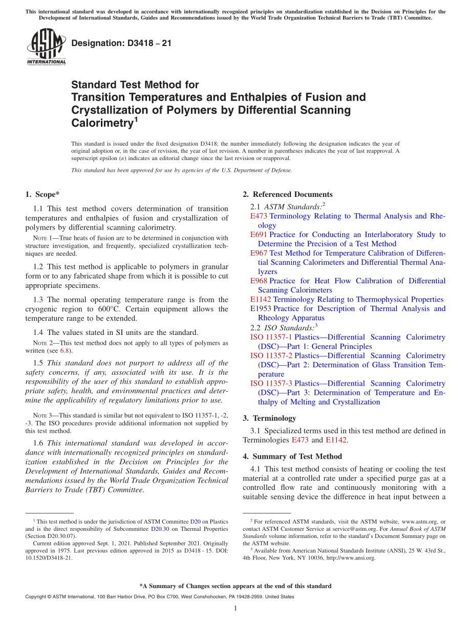 ASTM_D_3418_-_21.pdf_第1页