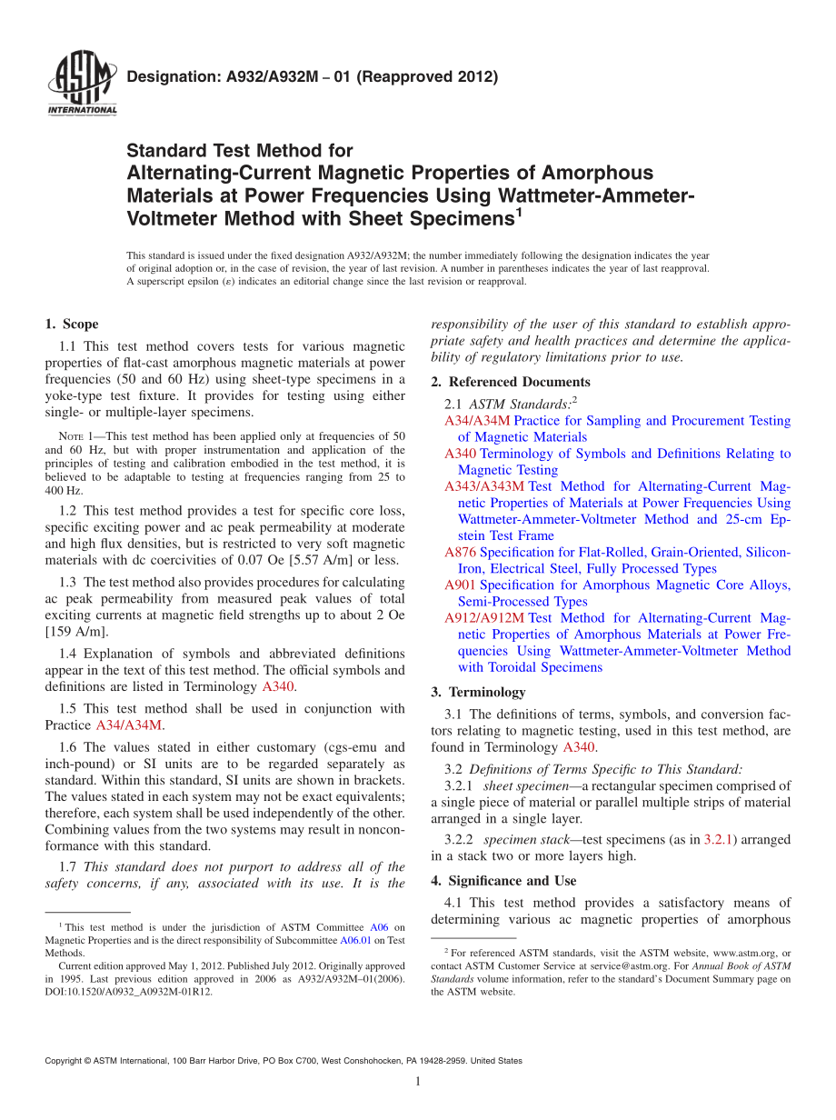 ASTM_A_932_-_A_932M_-_01_2012.pdf_第1页