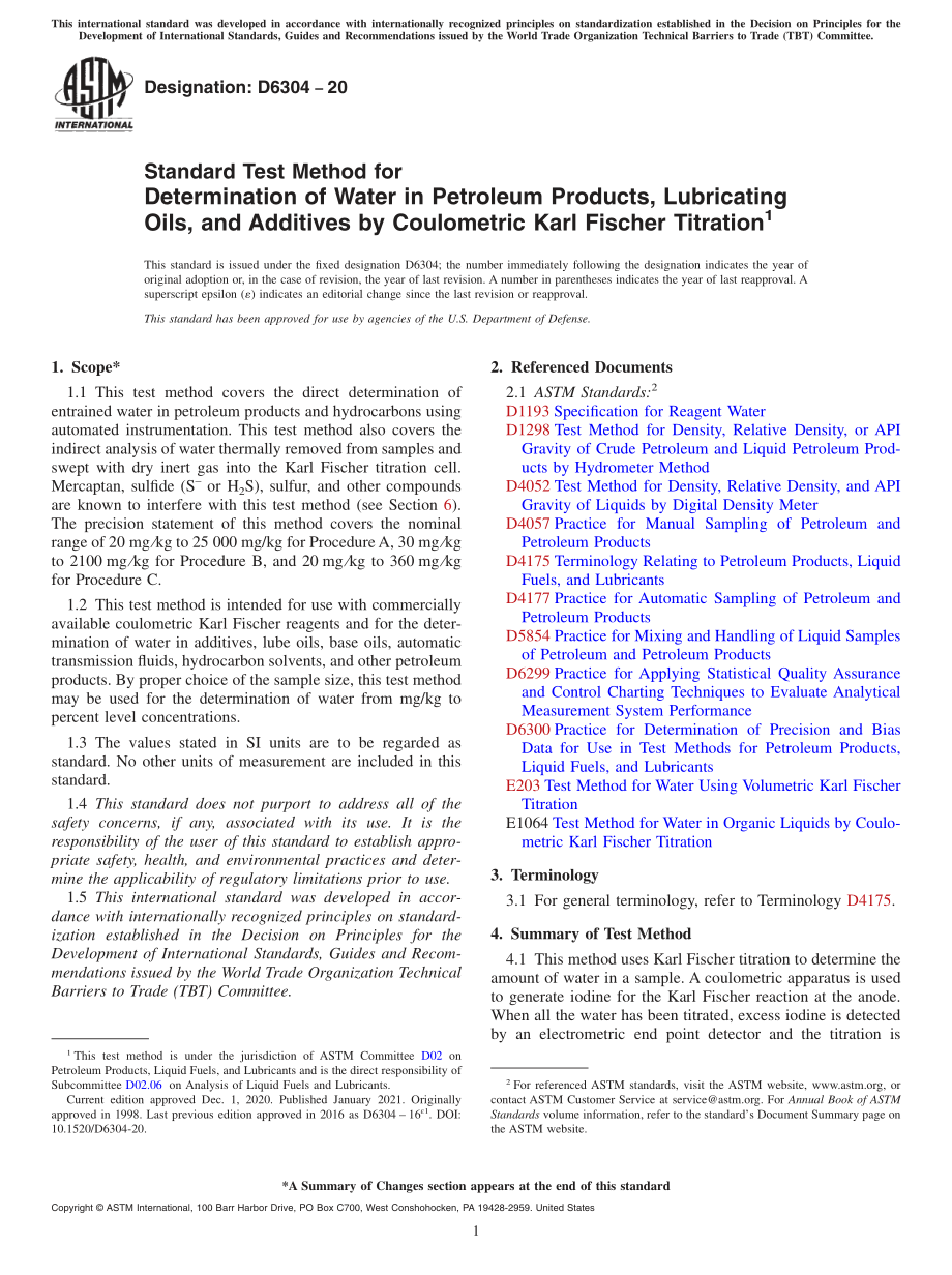 ASTM_D_6304_-_20.pdf_第1页