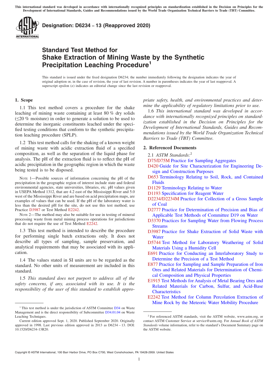 ASTM_D_6234_-_13_2020.pdf_第1页