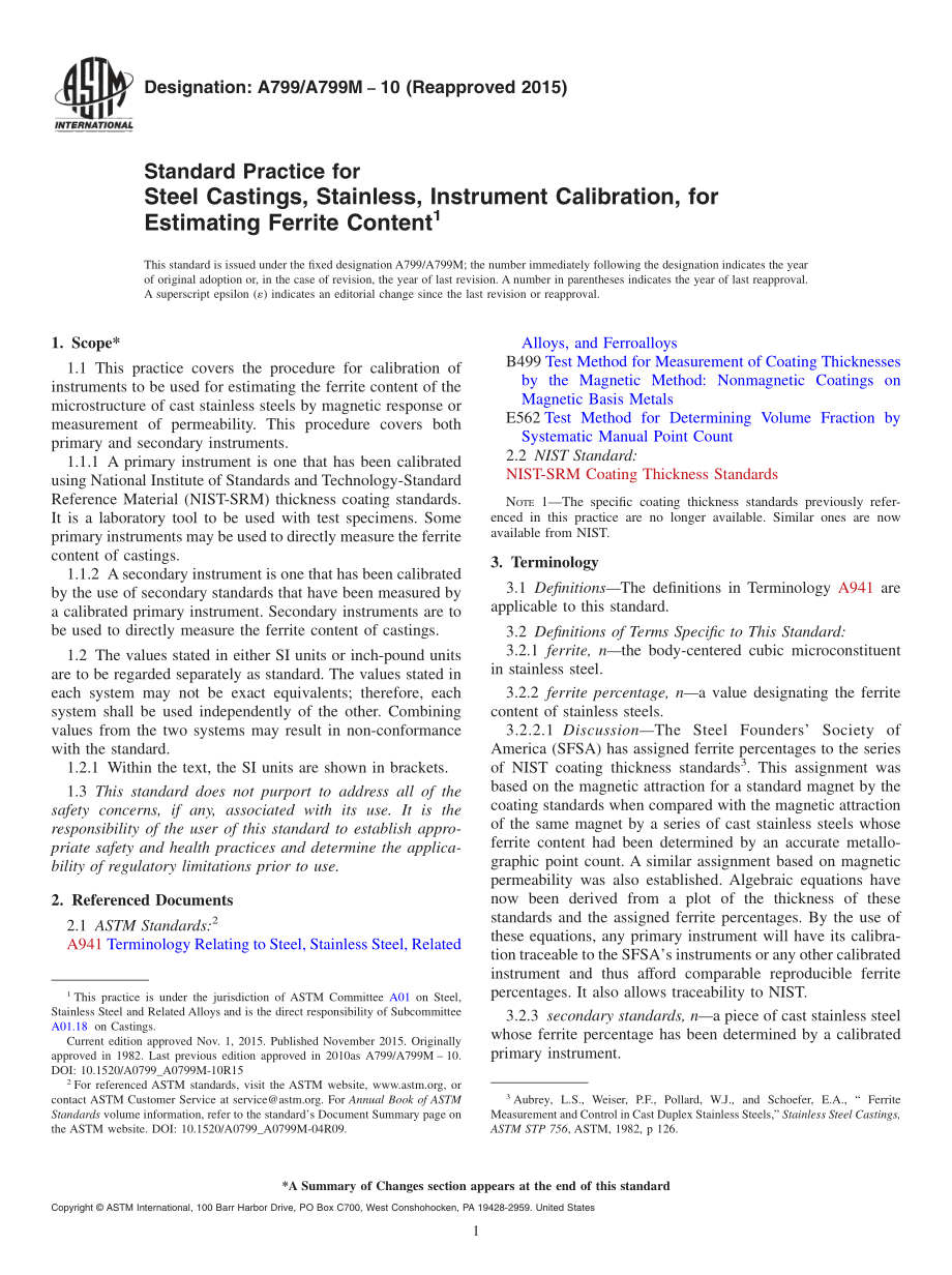 ASTM_A_799_-_A_799M_-_10_2015.pdf_第1页