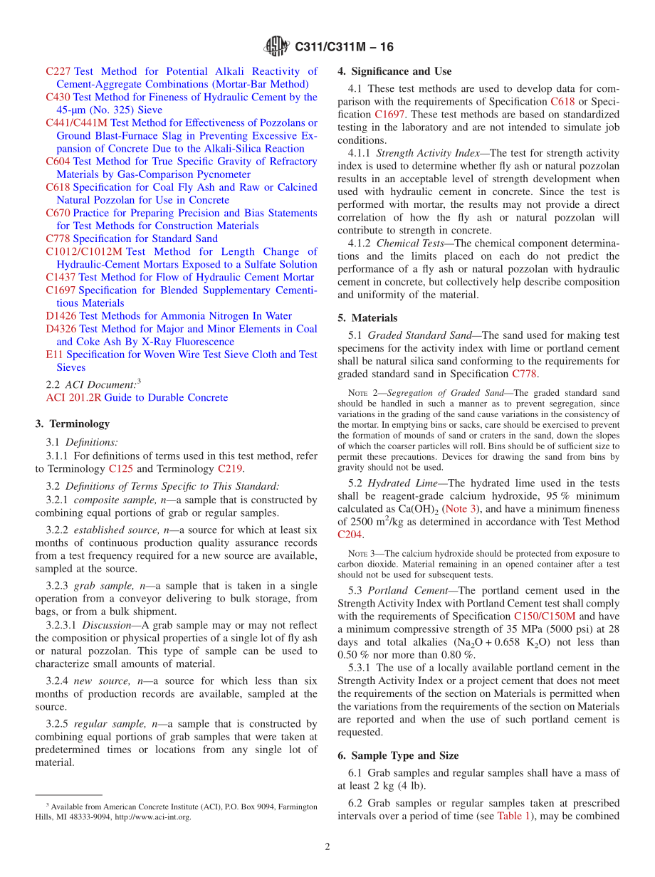 ASTM_C_311_-_C_311M_-_16.pdf_第2页