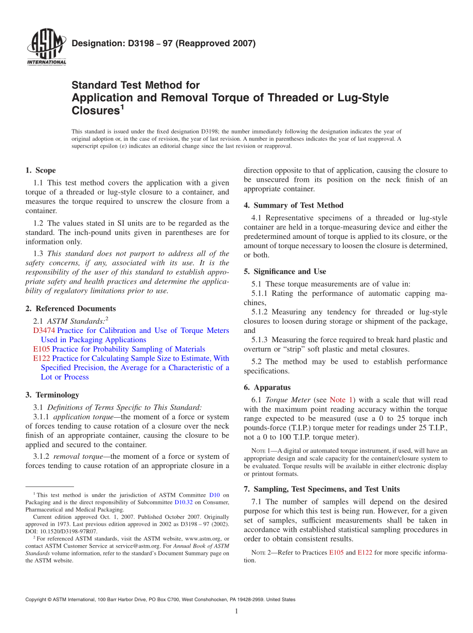 ASTM_D_3198_-_97_2007.pdf_第1页