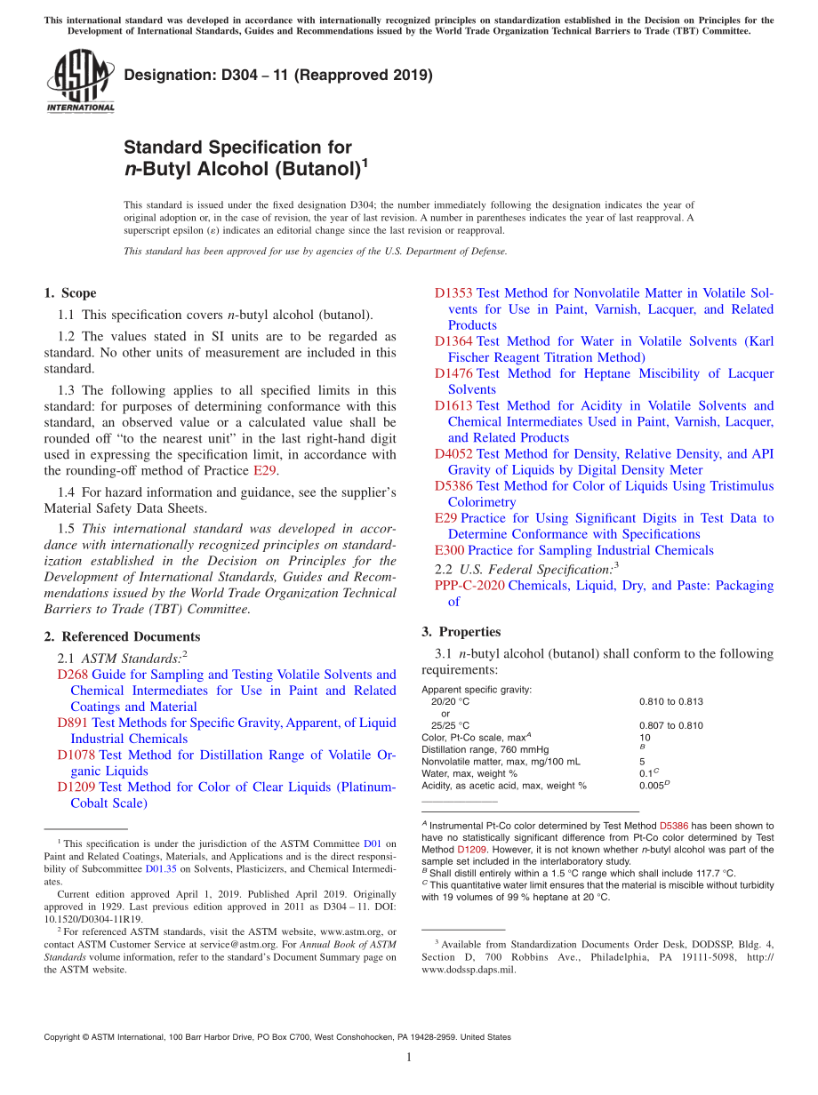 ASTM_D_304_-_11_2019.pdf_第1页