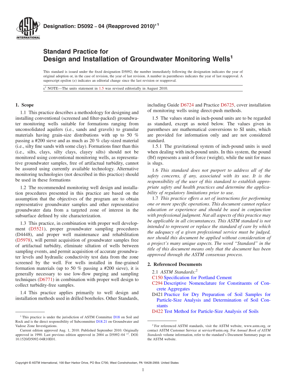 ASTM_D_5092_-_04_2010e1.pdf_第1页