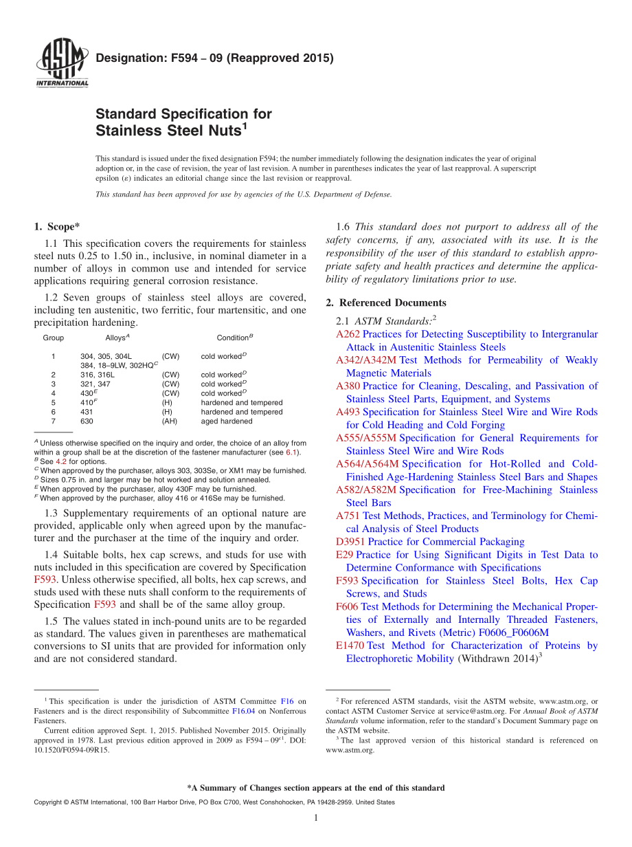 ASTM_F_594_-_09_2015.pdf_第1页