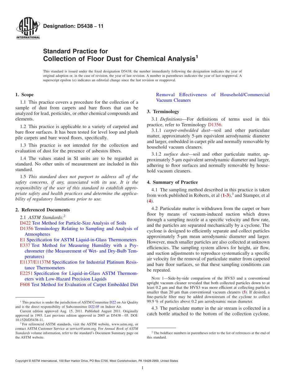 ASTM_D_5438_-_11.pdf_第1页