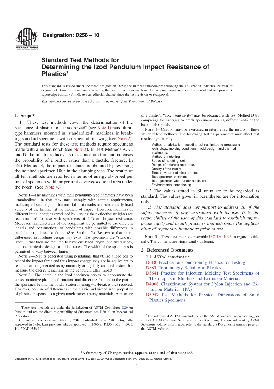 ASTM_D_256_-_10.pdf_第1页