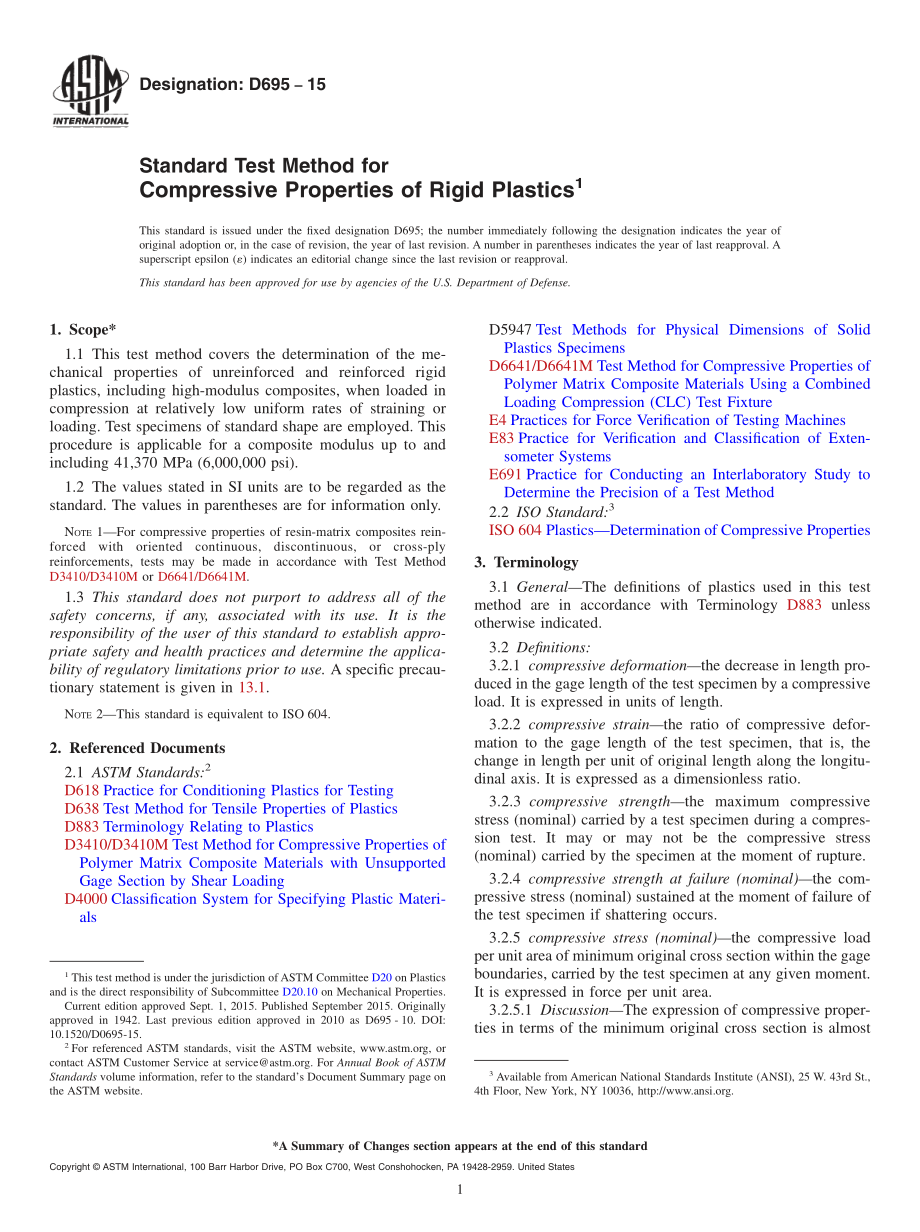 ASTM_D_695_-_15.pdf_第1页