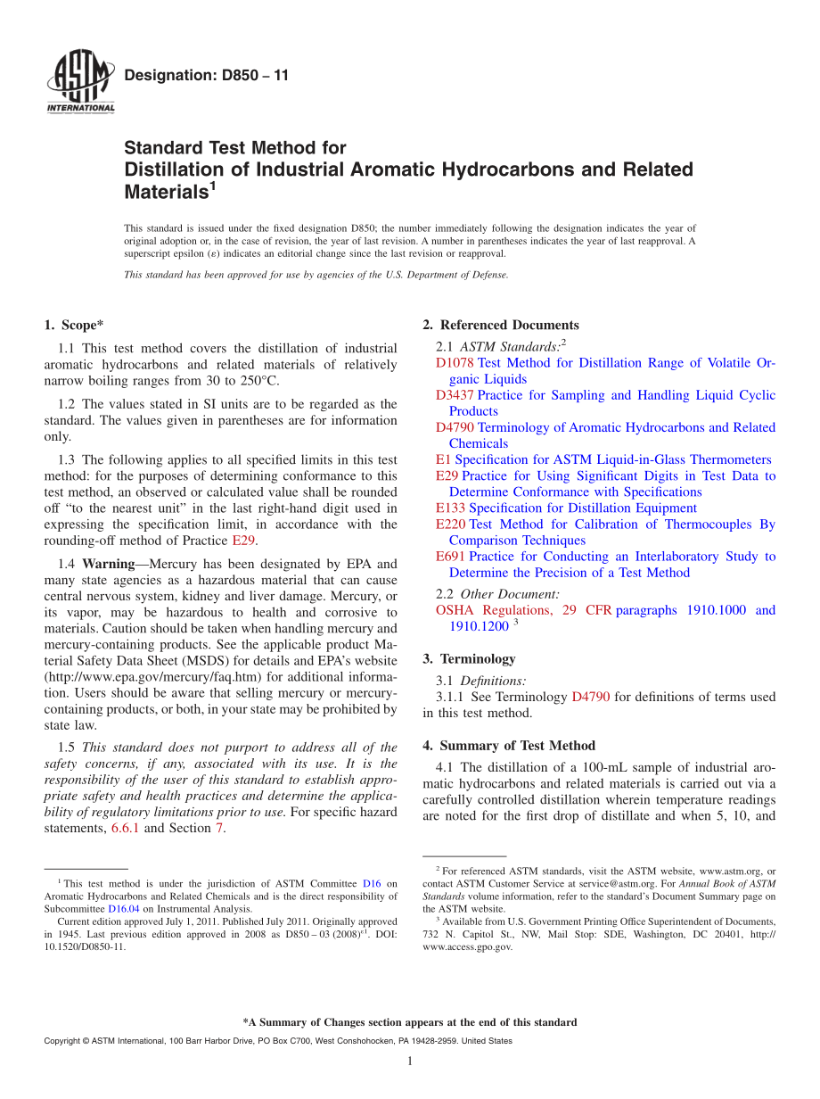 ASTM_D_850_-_11.pdf_第1页