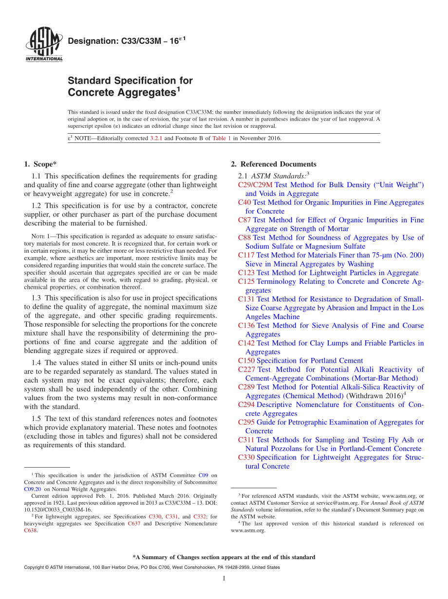 ASTM_C_33_-_C_33M_-_16e1.pdf_第1页