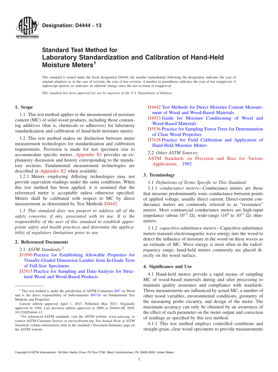 ASTM_D_4444_-_13.pdf_第1页