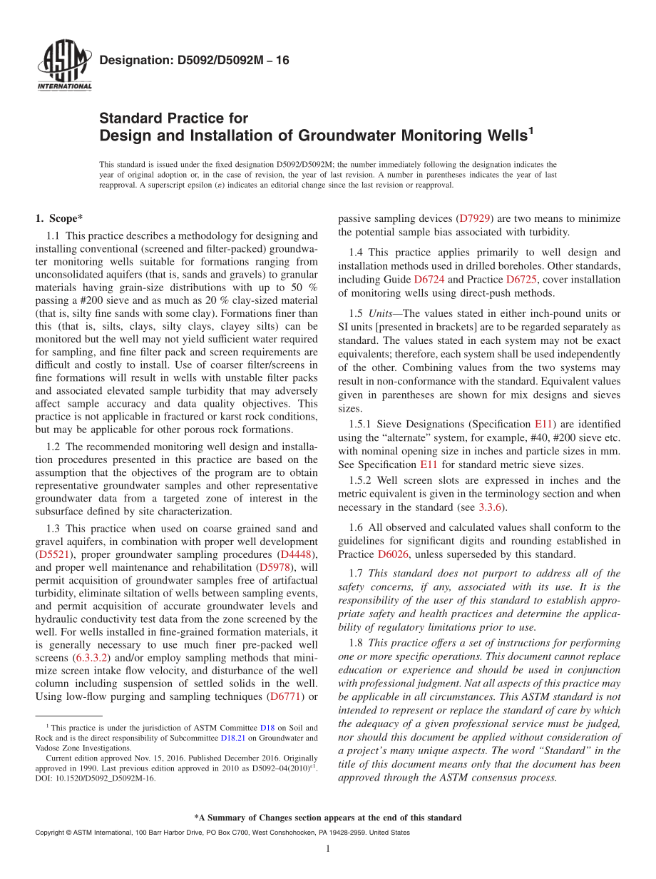 ASTM_D_5092_-_D_5092M_-_16.pdf_第1页