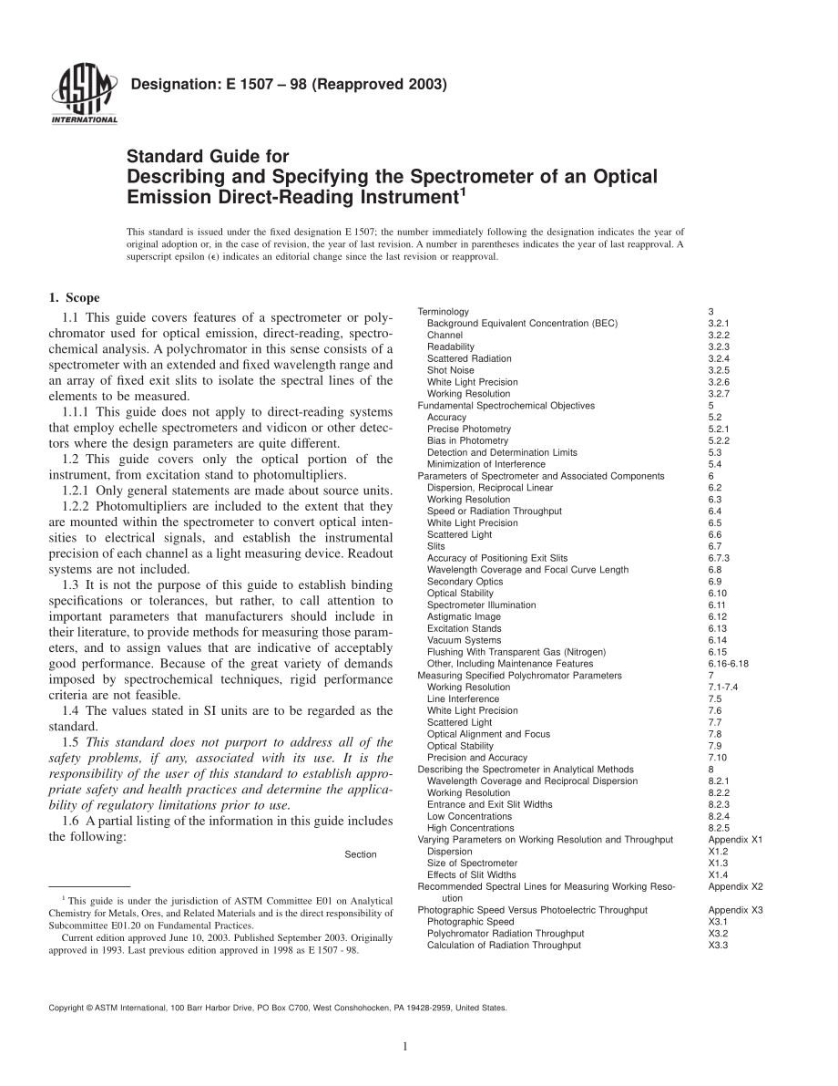 ASTM_E_1507_-_98_2003.pdf_第1页