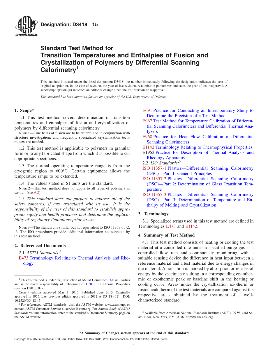 ASTM_D_3418_-_15.pdf_第1页