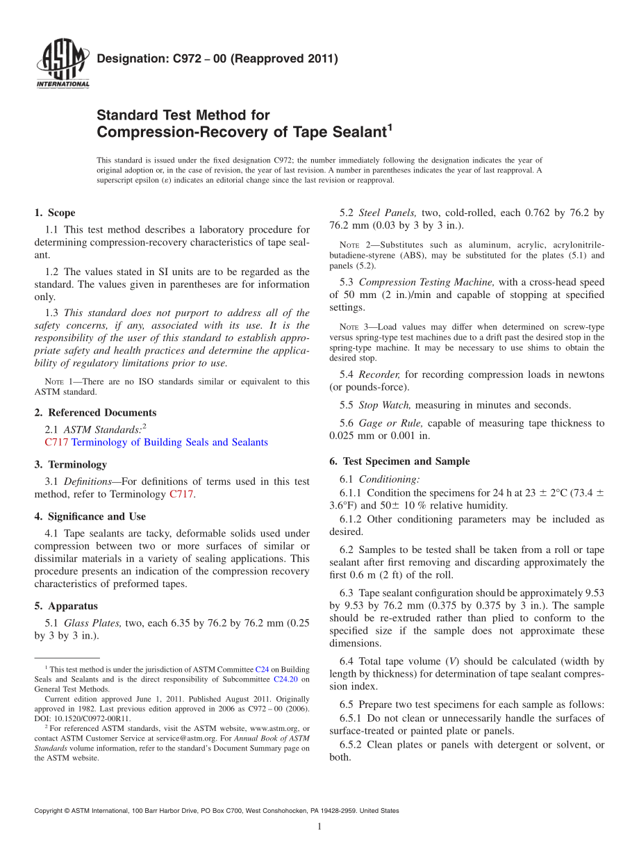 ASTM_C_972_-_00_2011.pdf_第1页