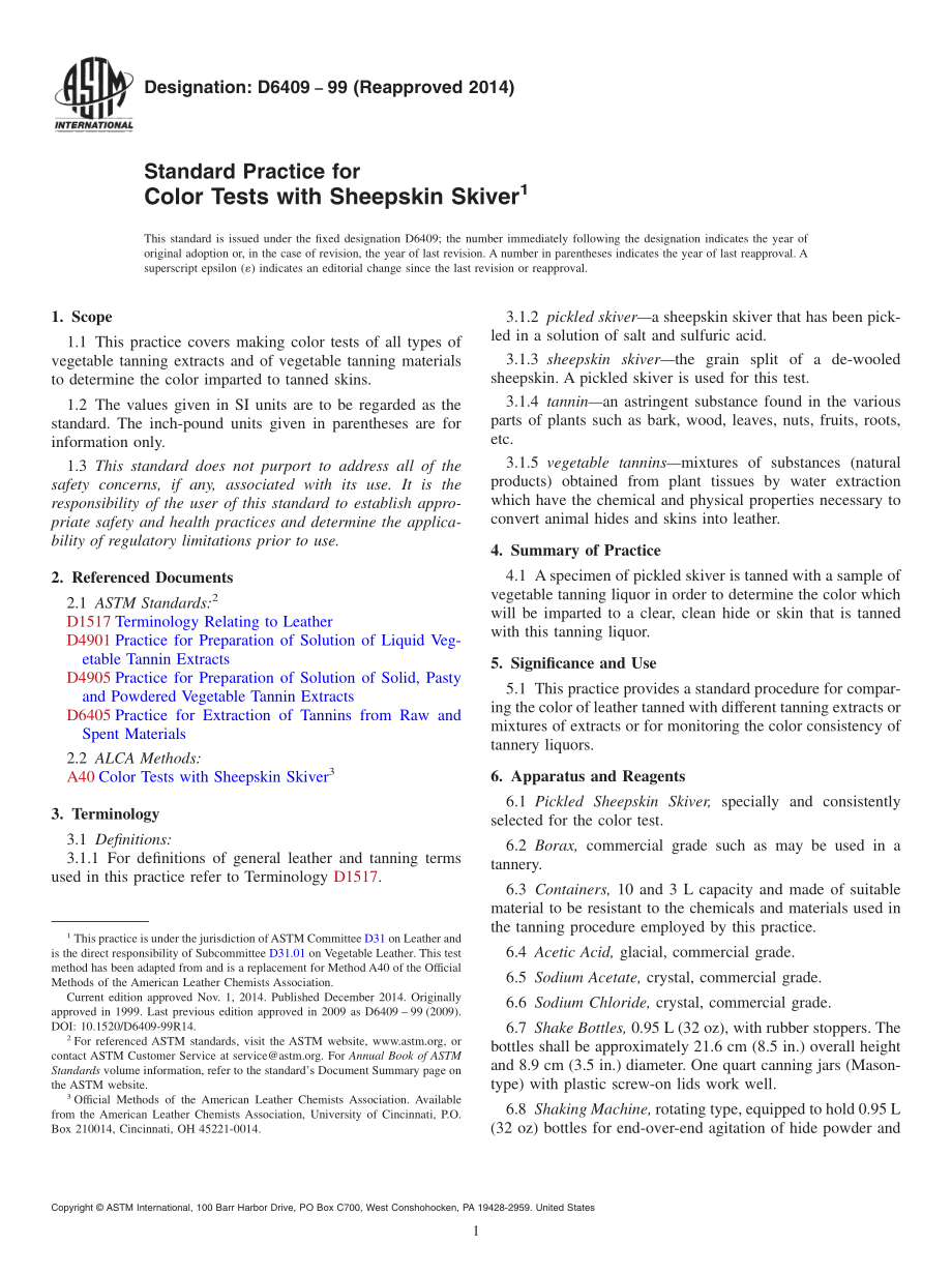 ASTM_D_6409_-_99_2014.pdf_第1页