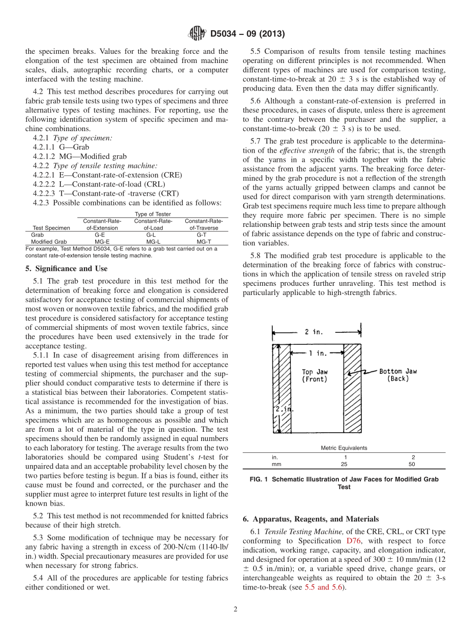 ASTM_D_5034_-_09_2013.pdf_第2页