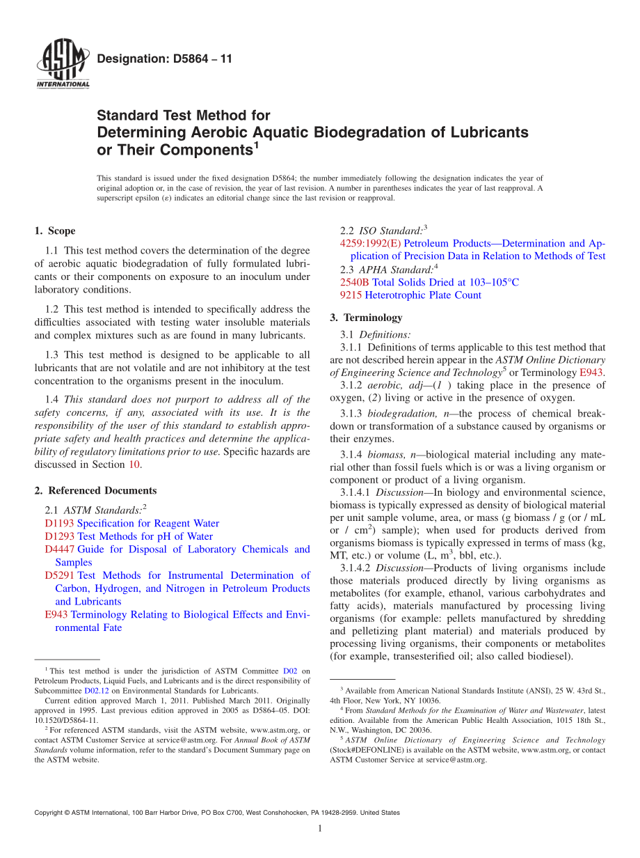 ASTM_D_5864_-_11.pdf_第1页