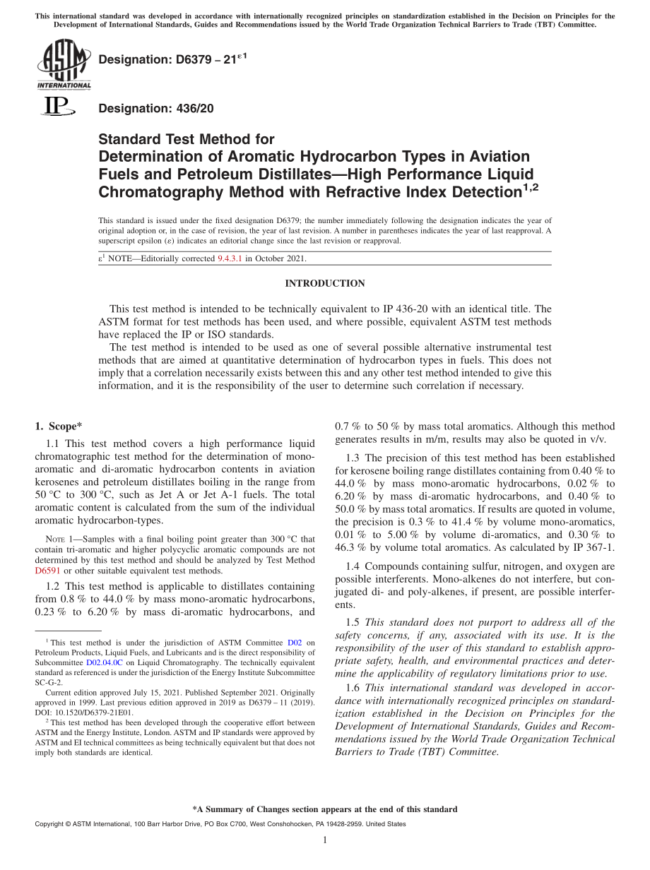 ASTM_D_6379_-_21e1.pdf_第1页