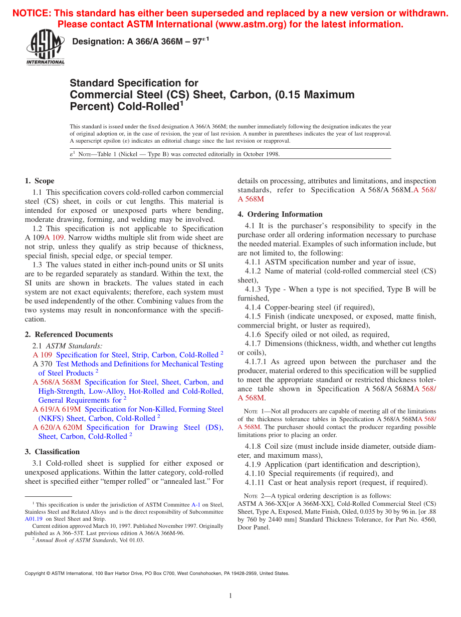 ASTM_A_366_-_A_366M_-_97e1.pdf_第1页