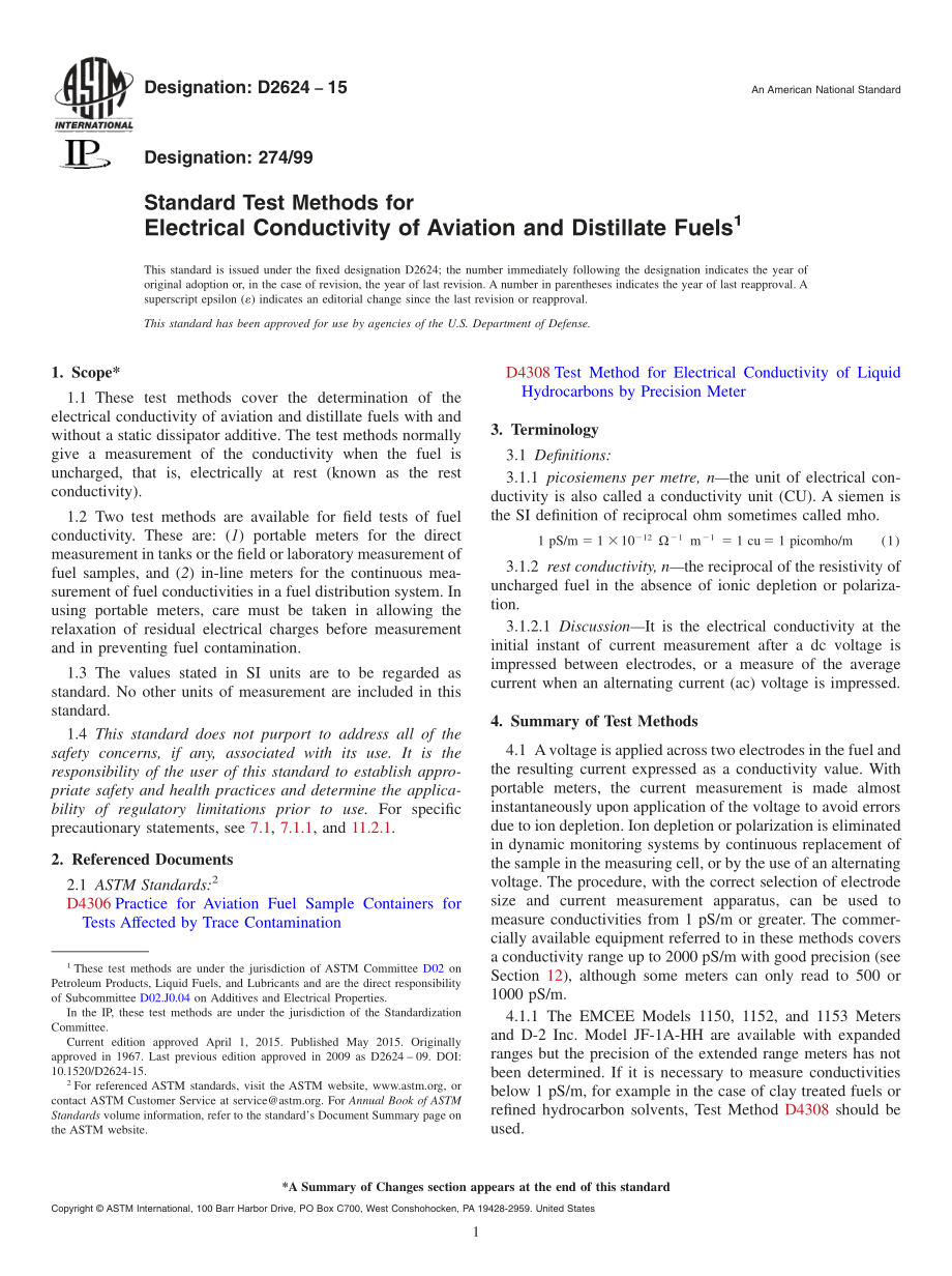 ASTM_D_2624_-_15.pdf_第1页