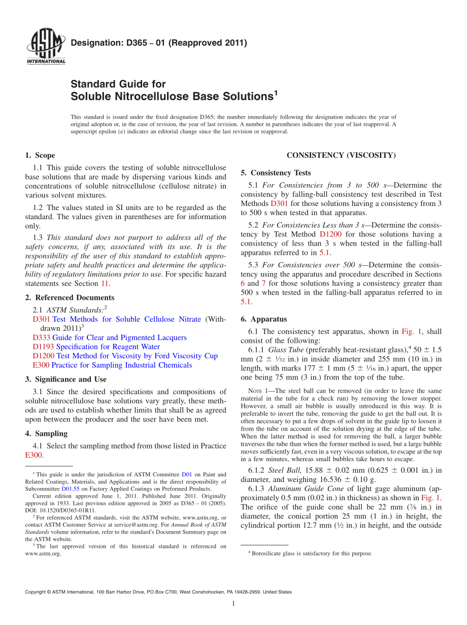 ASTM_D_365_-_01_2011.pdf_第1页