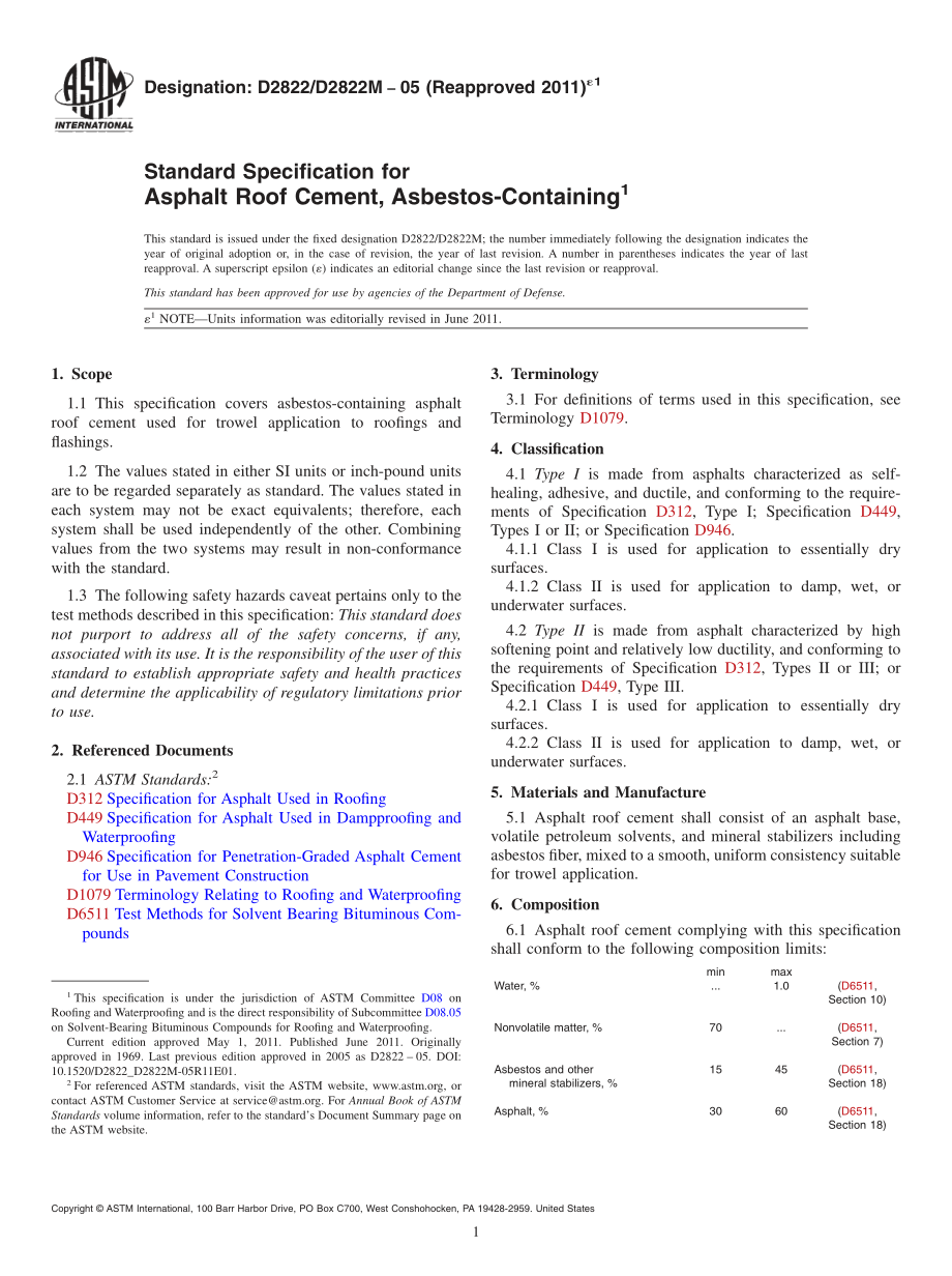 ASTM_D_2822_-_D_2822M_-_05_2011e1.pdf_第1页