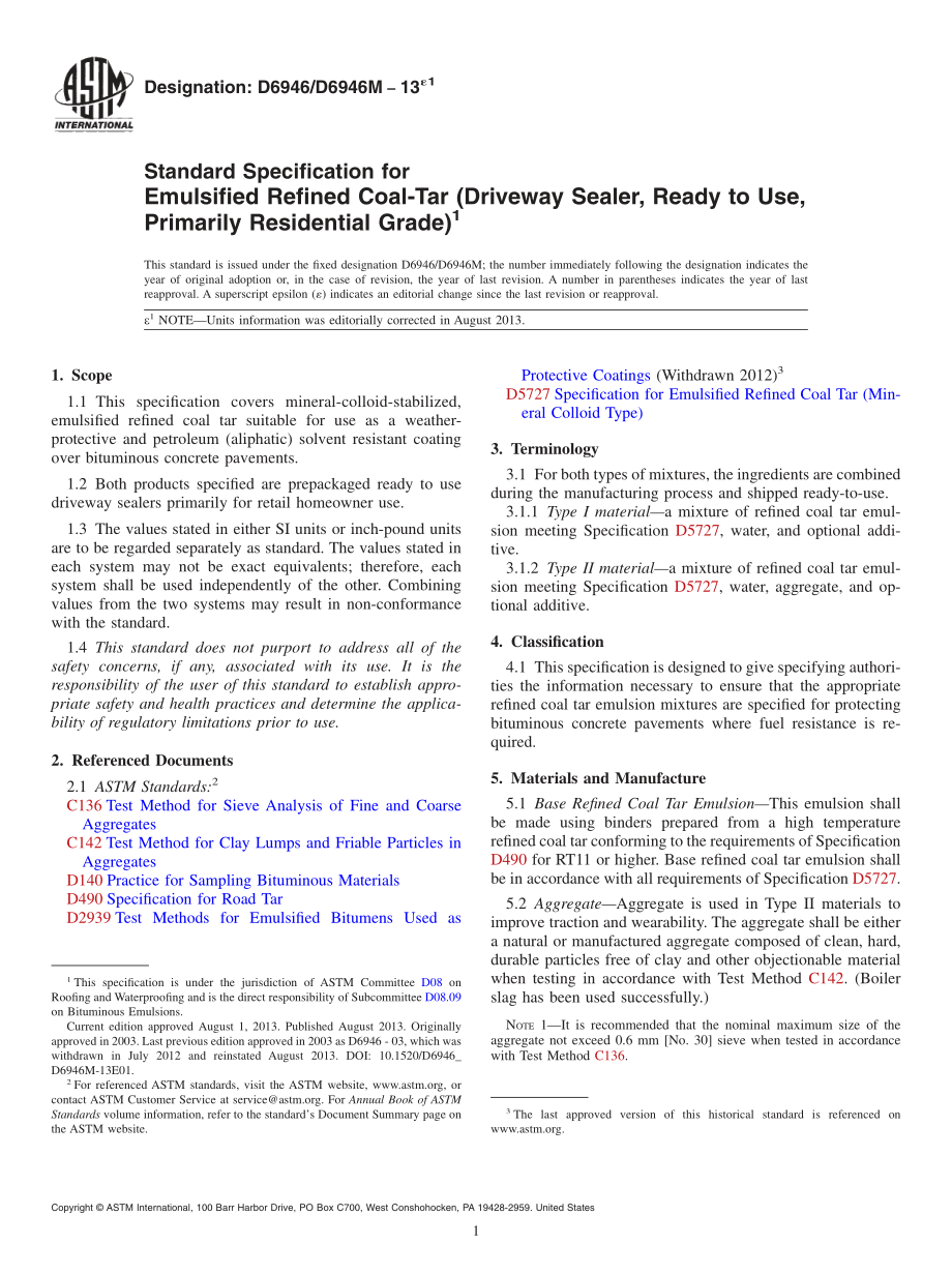 ASTM_D_6946_-_D_6946M_-_13e1.pdf_第1页