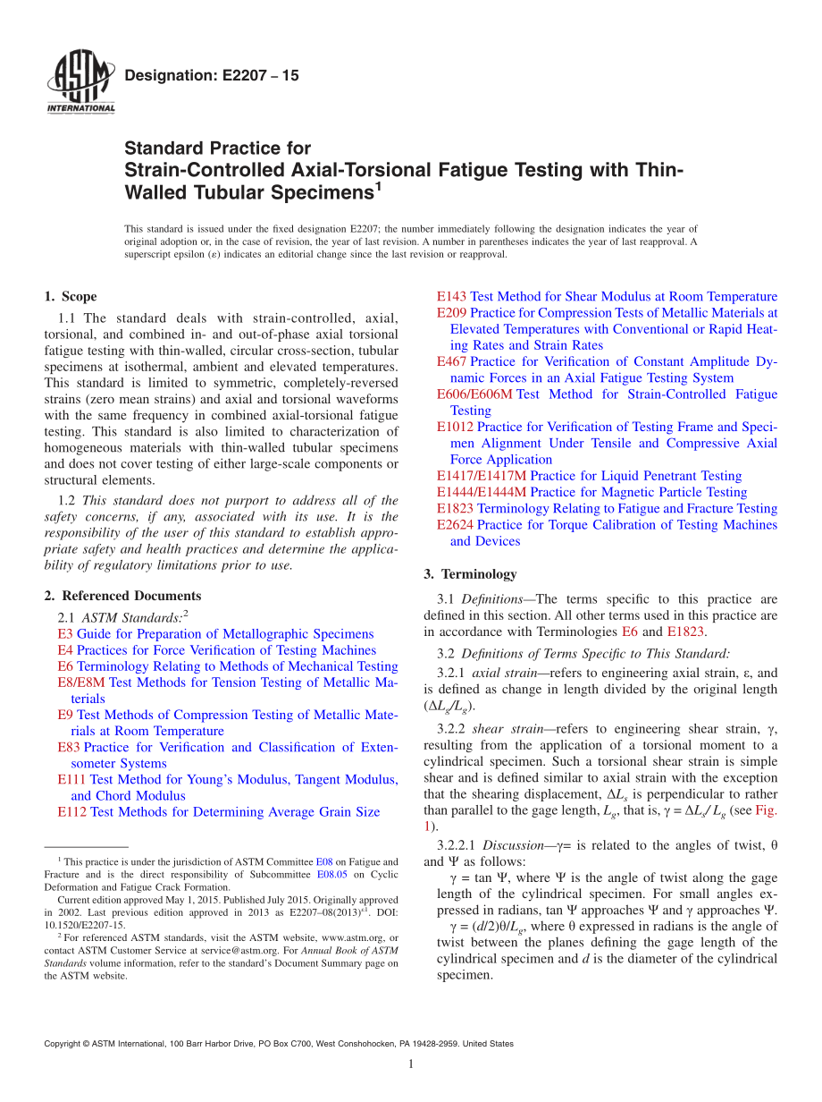 ASTM_E_2207_-_15.pdf_第1页