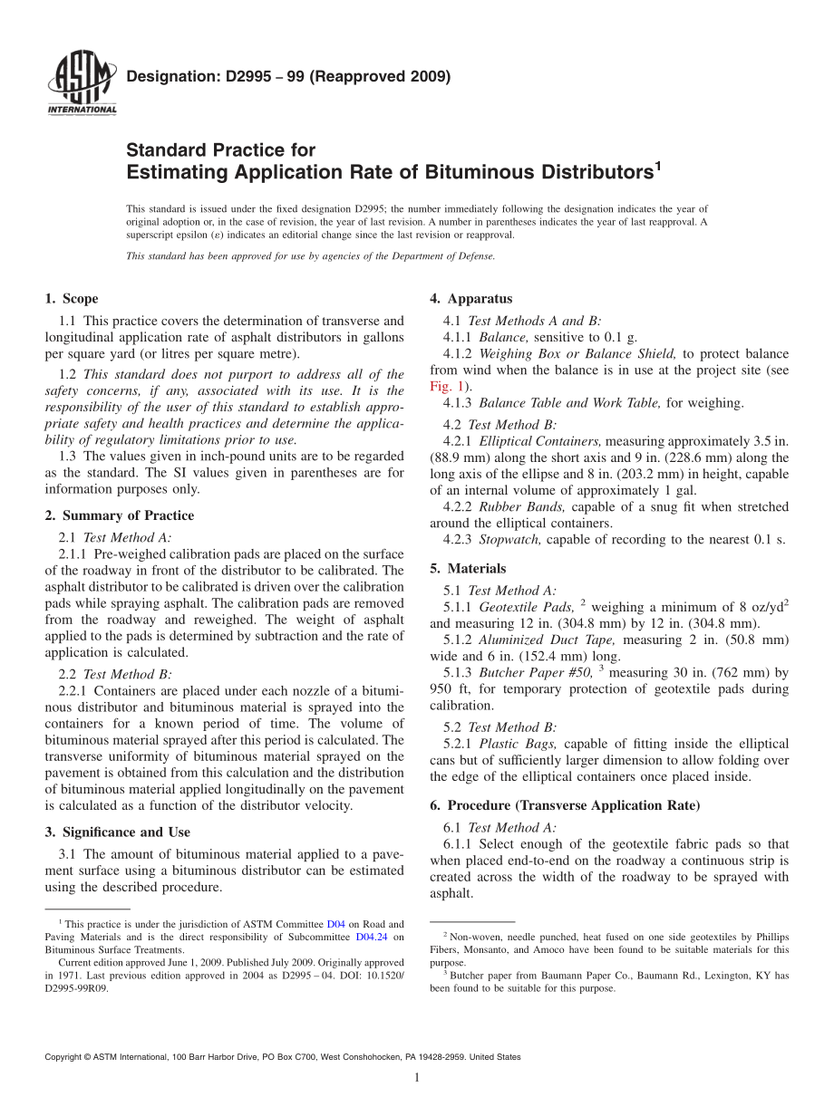 ASTM_D_2995_-_99_2009.pdf_第1页