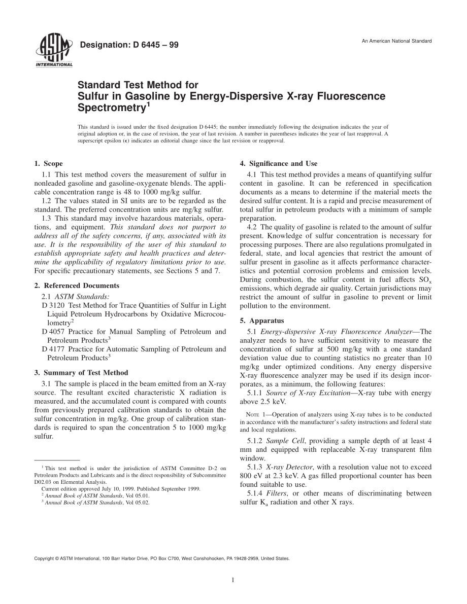 ASTM_D_6445_-_99.pdf_第1页