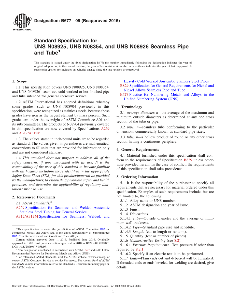 ASTM_B_677_-_05_2016.pdf_第1页