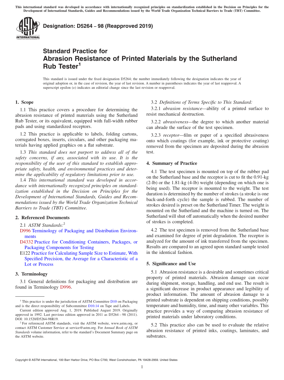 ASTM_D_5264_-_98_2019.pdf_第1页