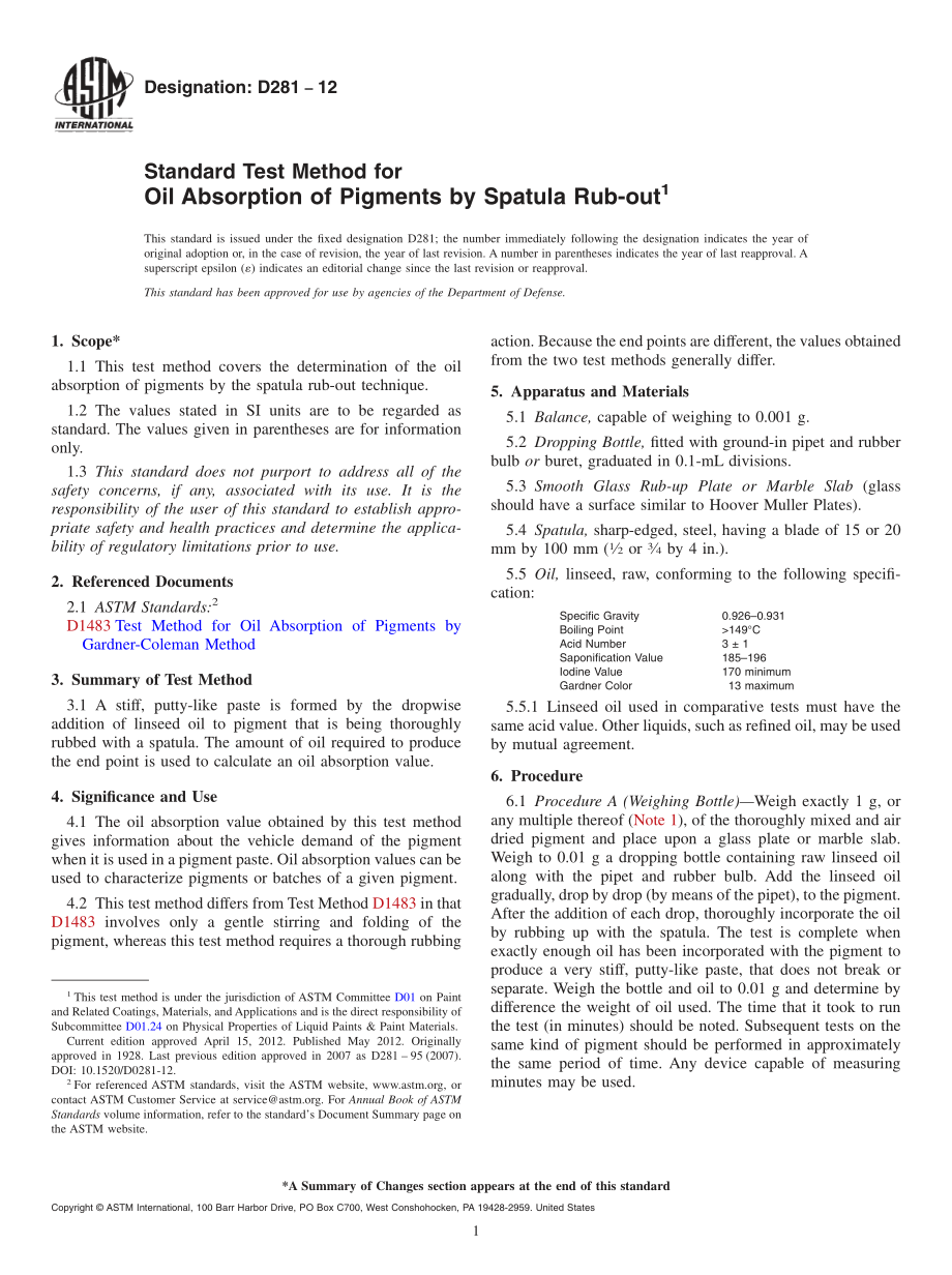 ASTM_D_281_-_12.pdf_第1页