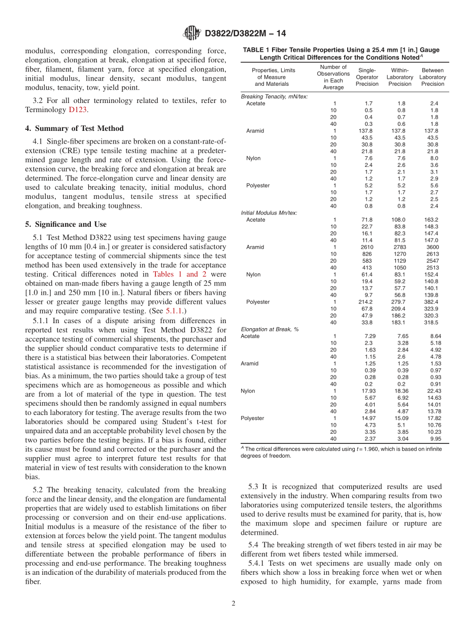 ASTM_D_3822_-_D_3822M_-_14.pdf_第2页