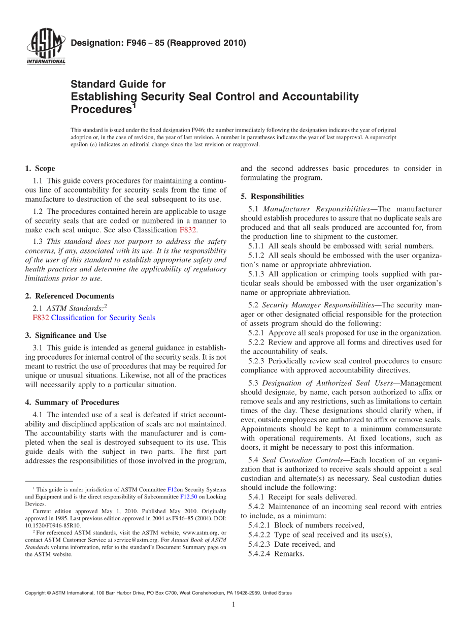 ASTM_F_946_-_85_2010.pdf_第1页