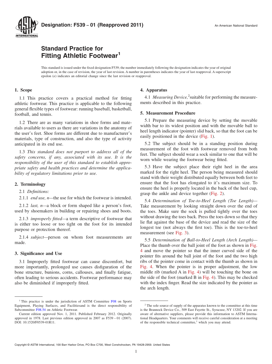 ASTM_F_539_-_01_2011.pdf_第1页