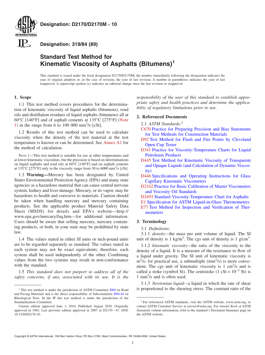 ASTM_D_2170_-_D_2170M_-_10.pdf_第1页