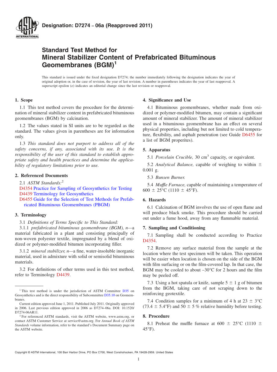 ASTM_D_7274_-_06a_2011.pdf_第1页